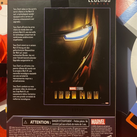 NWT! Iron Man: Mark 3, The Infinity Saga Action Figure - Picture 2 of 3